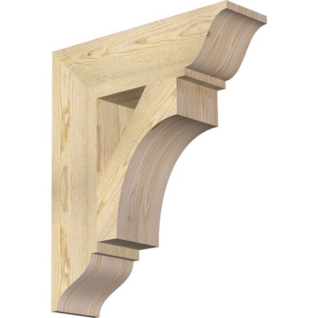 Ekena Millwork Westlake Traditional Rough Sawn Bracket, Douglas Fir, 6"W x 22"D x 26"H BKT06X22X26WTL01RDF